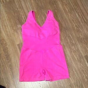 JoyLab Pink workout romper. One piece. Large excellent condition